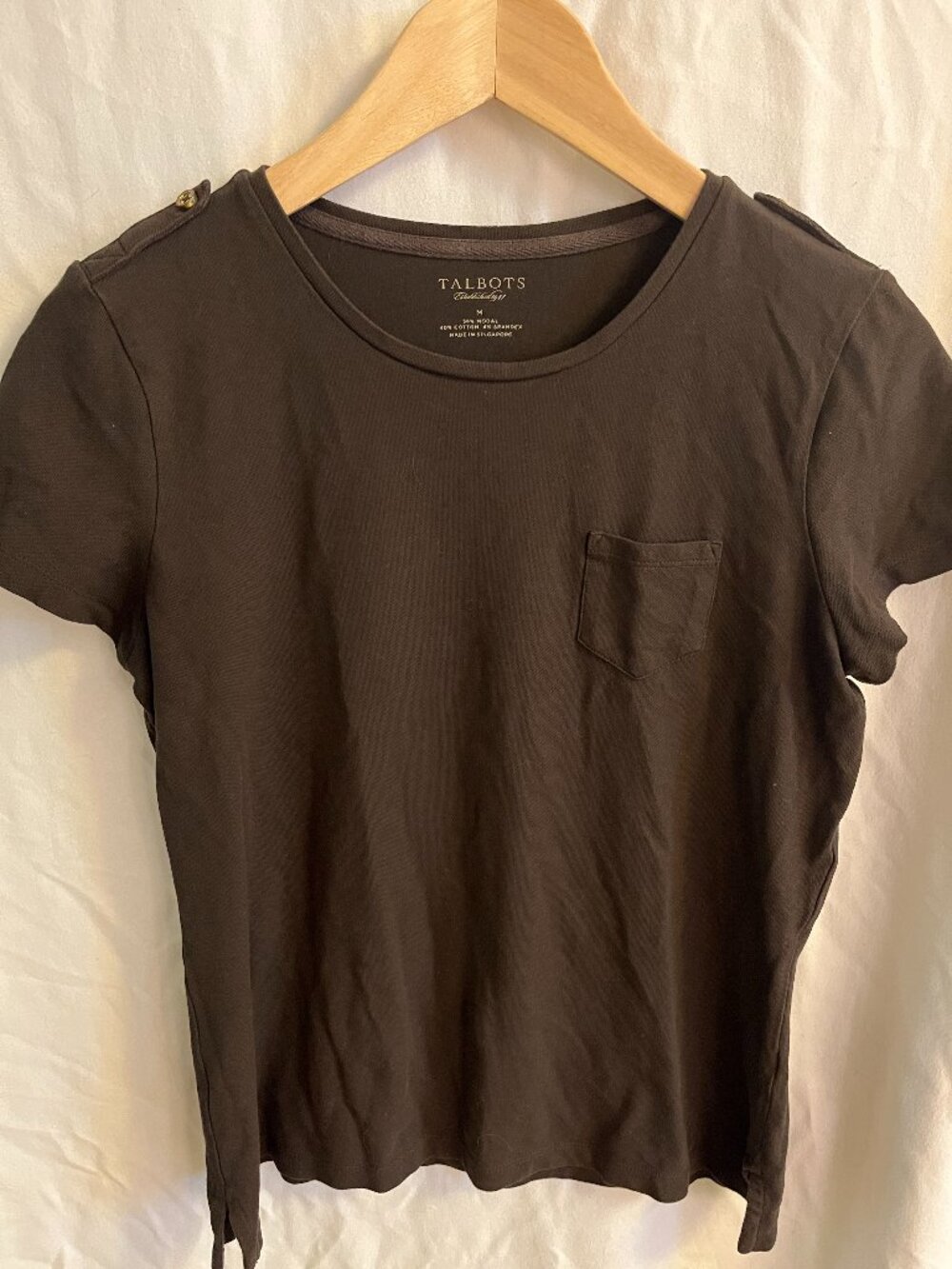 Brown, luxury t-shirt